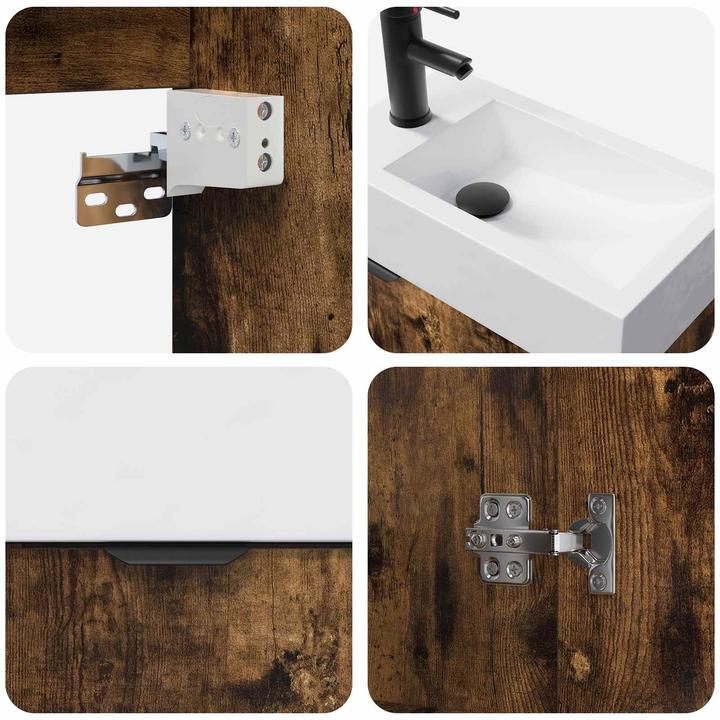 Produktbild vidaXL Badezimmerschrank (45.50 x 22.50 x 84 cm)