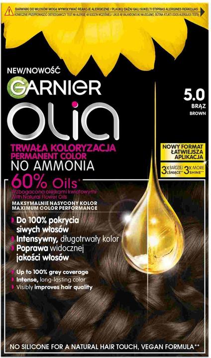 Produktbild Garnier Olia Haarfarbe 50 Braun (Braun)