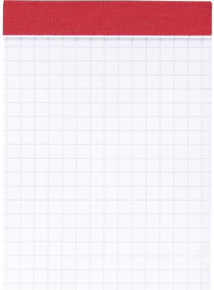 Actual product image Brunnen Notepad DIN A7 squared 50 sheets (A7, Checked)