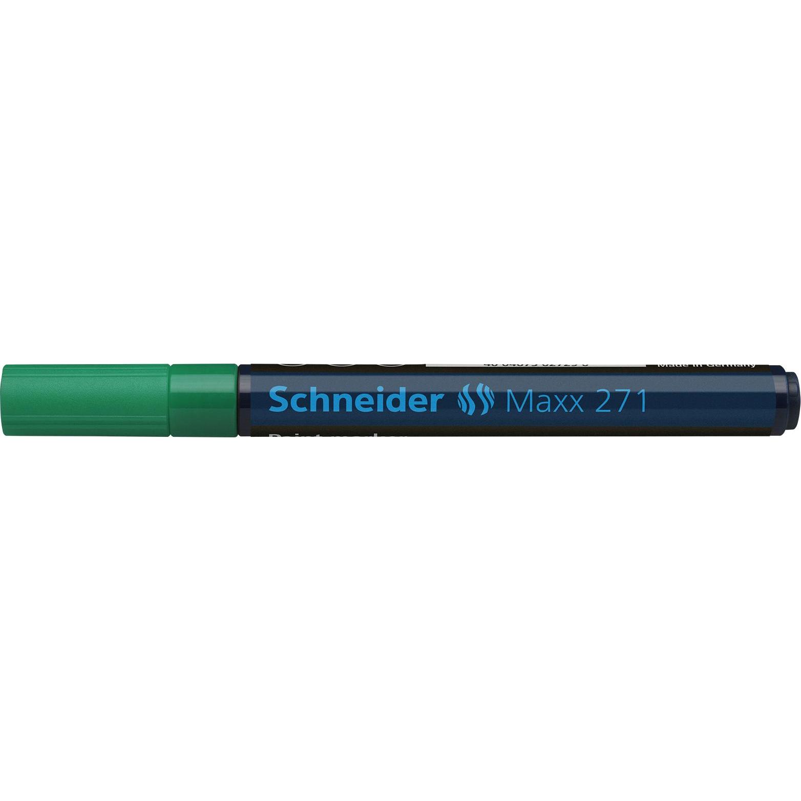Tajima, Marker, Schneider paint marker 271 grøn 1 - 2 mm (tiefblau-grün, 2 mm, 1 x)