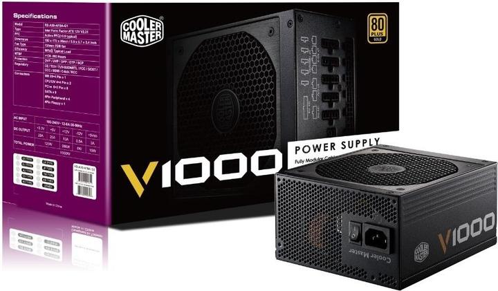 Actual product image Cooler Master V series V1000 (1000 W)