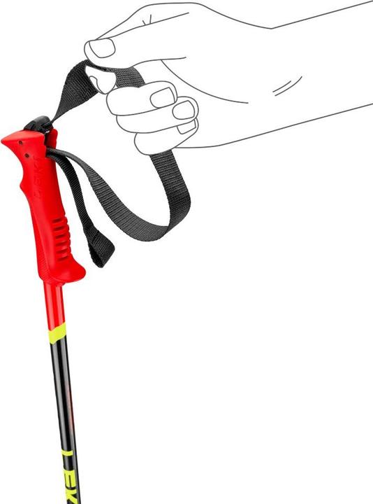 Produktbild Leki Racing Kids Skistöcke rot