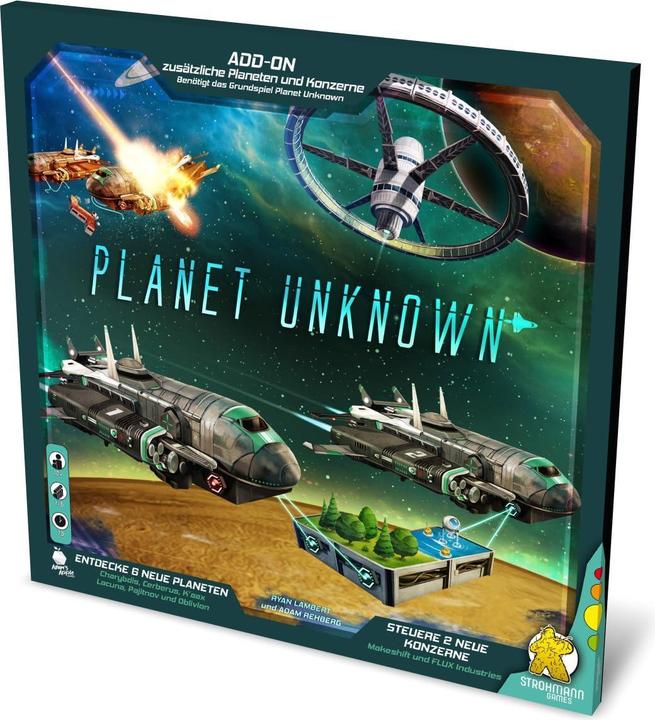 Strohmann Games Planet Unknown - New Planets & Corporations (Add-on Expansion) (German, 1 - 6 Players)