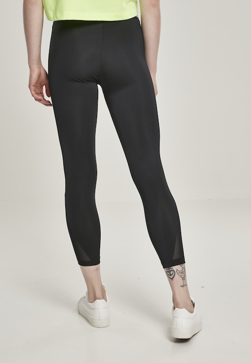Actual product image Urban Classics Ladies Tech Mesh Pedal Pusher Leggings (S)