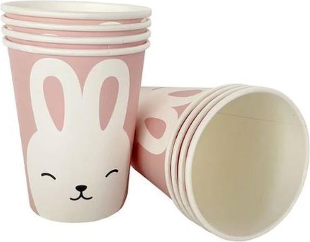 Produktbild MU Style Einweg Pappbecher Hase (8 x)
