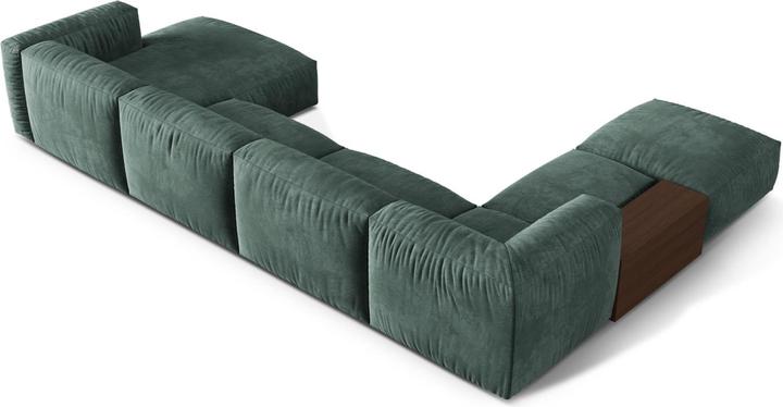 Actual product image Micadoni Modular Panoramic Left Corner Sofa, "Martina", 5 Seats, 406x280x75 Made in Europe (Sofa landscape)