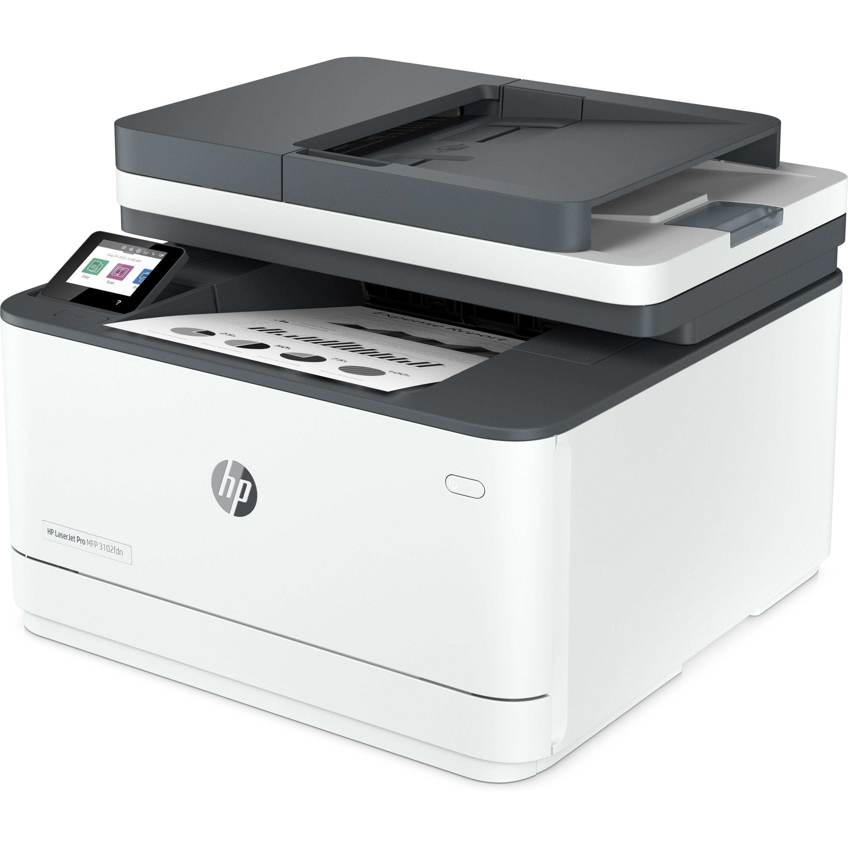 HP LaserJet Pro MFP 3102fdn (Laser, Schwarz-Weiss), Drucker, Schwarz
