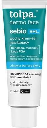 Energy Label Tołpa Topa Dermo Face Sebio Bhl Hydrating Water Gel Cream For Face 40ml (40 ml, Face gel)