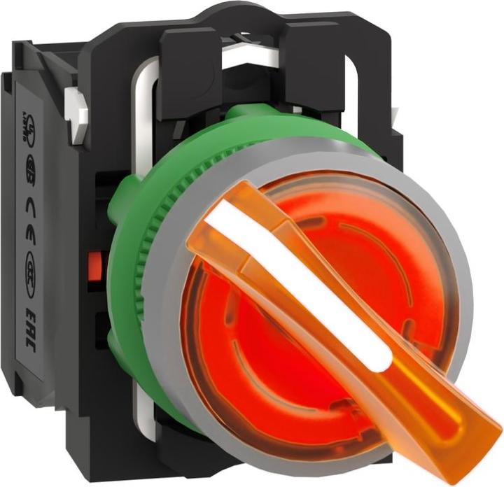 Actual product image Schneider Electric Schneider light selector XB5AK125G5C0 switch complete 2 positions