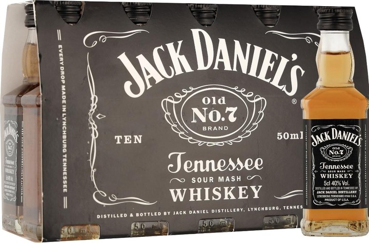 Immagine prodotto Jack Daniel's Vecchio n. 7 (Bourbon, 1 x 5 cl)