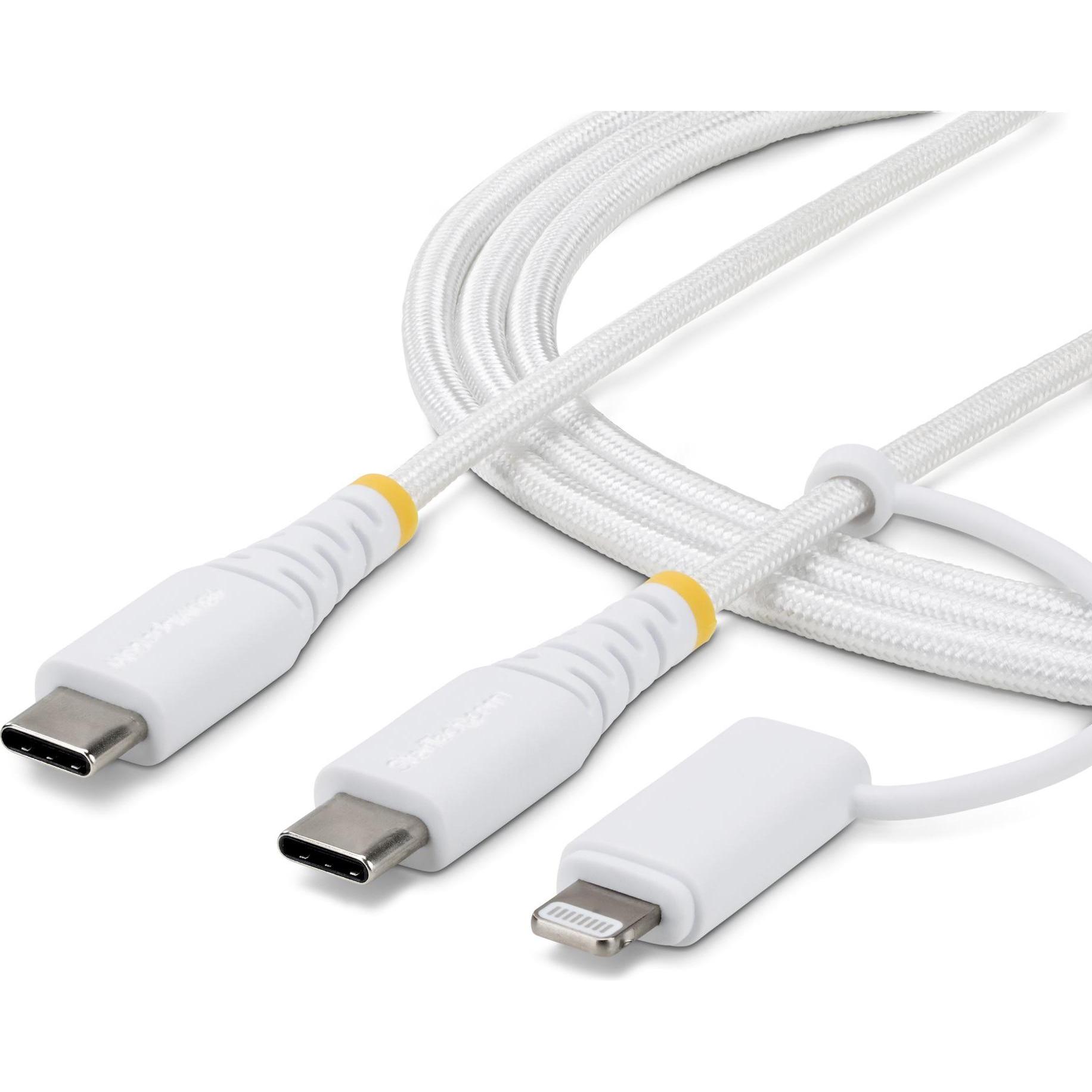 StarTech 2m USB-C Cable With Lightning. Nms Ns Cabl (2 m, 60 W), Cavo USB