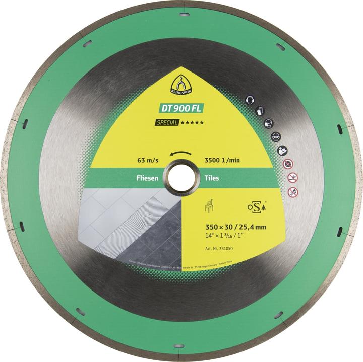 DT 900 FL Special - dischi diamantati 230 x 25,4 / 30 mm