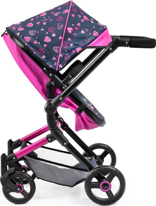 Produktbild Bayer Design 18418AA Kombi Puppenwagen Neo Vario mit Tasche, Rosa, Schwarz