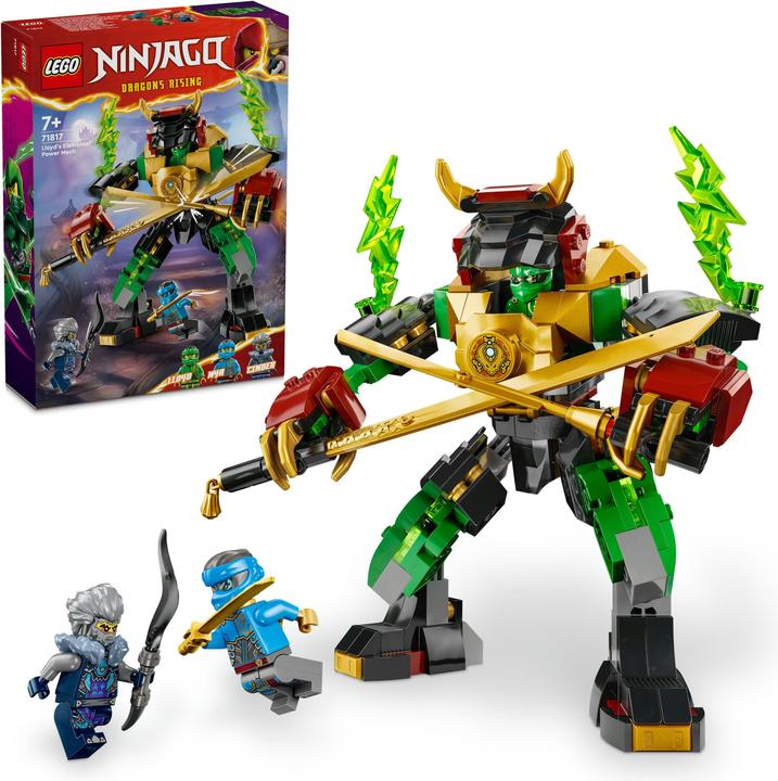 Produktbild LEGO Lloyds Elementarkraft-Mech (71817, LEGO Ninjago)