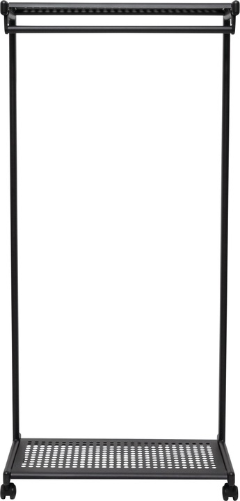 Actual product image Maul MAULbolero coat stand, HxWxD 1660 x 780 x 460 mm, mobile, matt black.