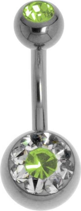 Produktbild Bijouteria Bauchpiercing (Swarovski Kristall, Titan)