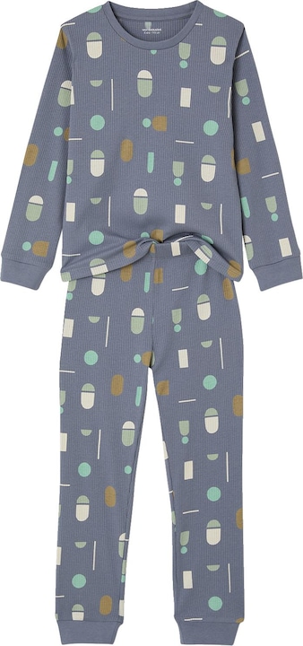 Immagine prodotto Vertbaudet 2er-Set Jungen Schlafanzüge mit HAPPY-Print und Recycling-Baumwolle (98)