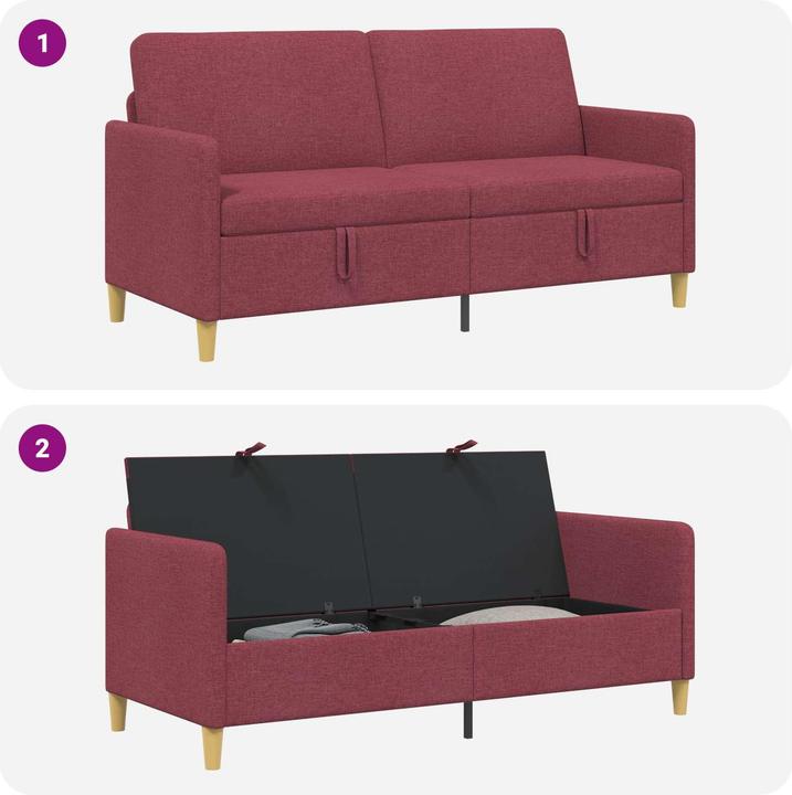 Produktbild vidaXL Modernes Sofa (3-Sitzer)