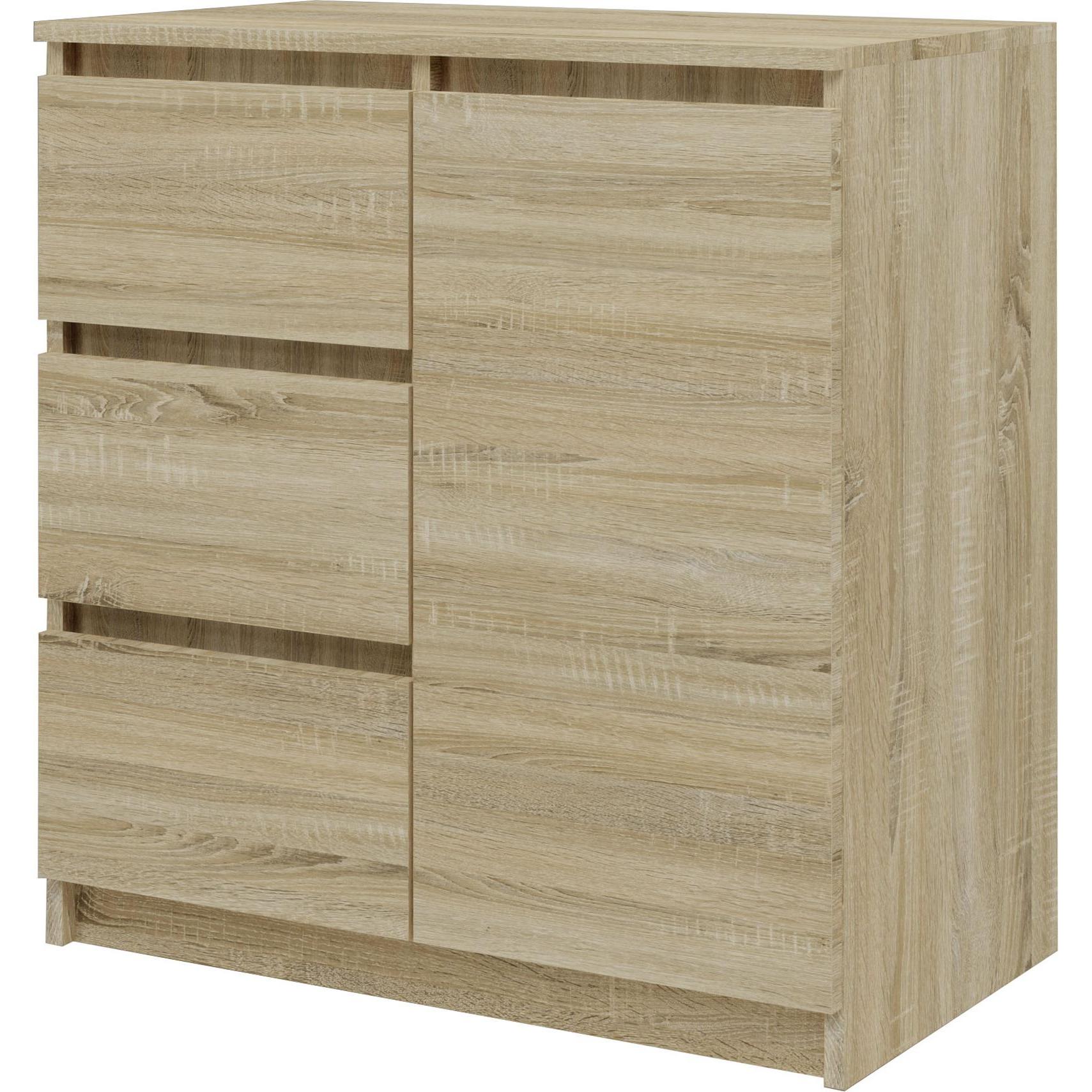 Topeshop, Kommode + Sideboard, 1D3S SONOMA KPL