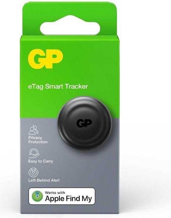 Actual product image GP Batteries GP eTag Smart Tracker - Black (Apple)