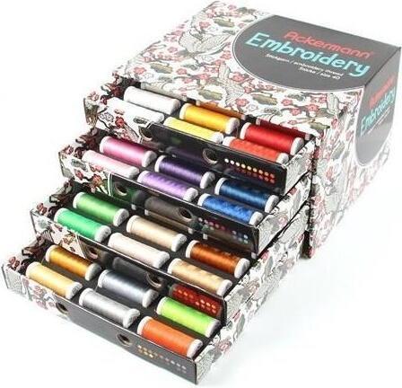 Produktbild Stickgarn-Box mit 72 Farben (260 m)