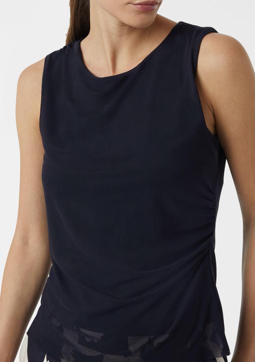 Produktbild Comma T-Shirt Mesh-Top mit seitlicher Raffung (32)