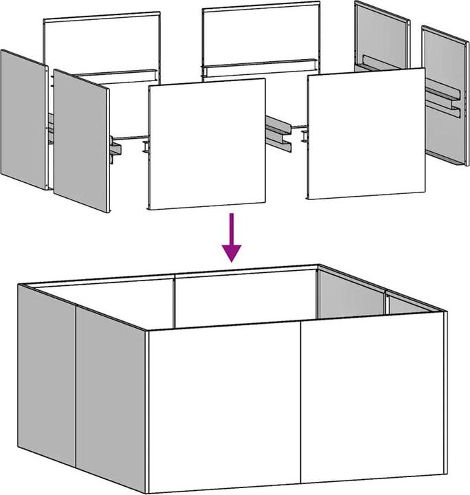 Produktbild vidaXL Pflanzkübel