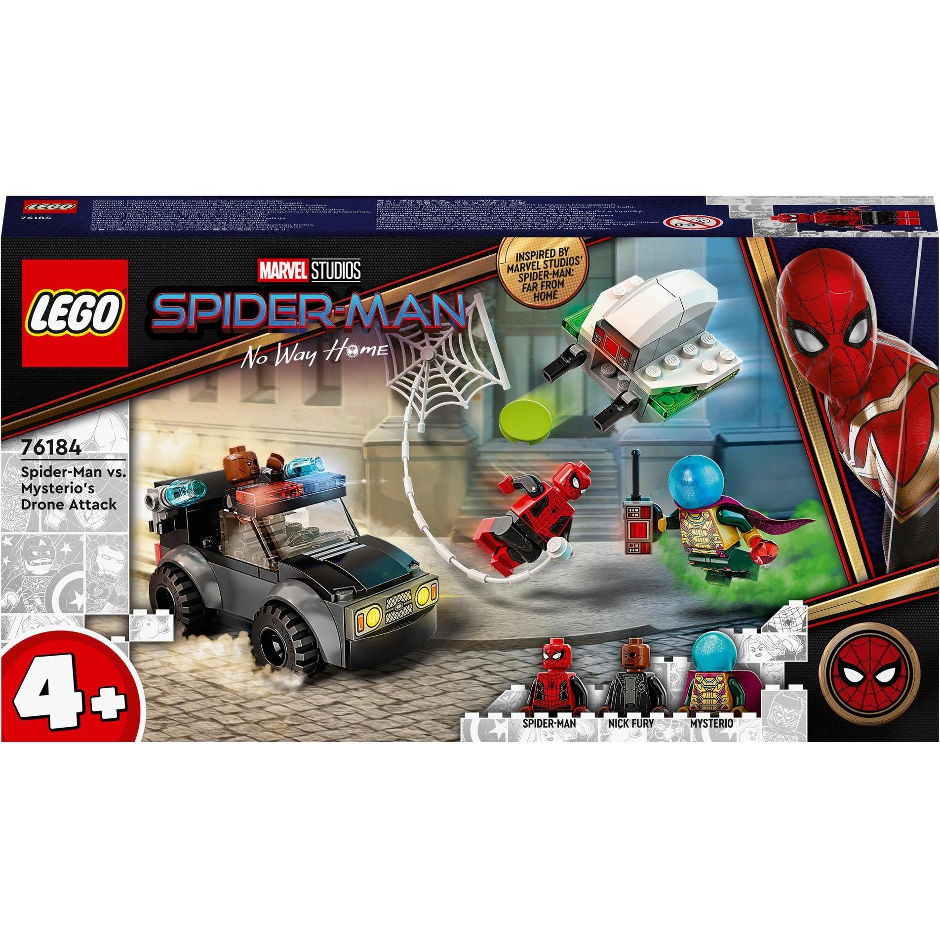 LEGO Spider-Man e l’attacco con il drone di Mysterio (76184, LEGO Marvel)