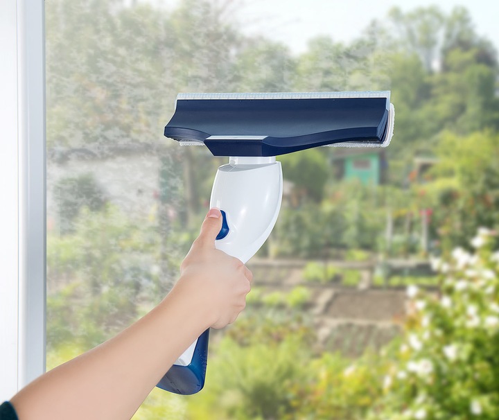 Image du produit Sichler Aspirateur de vitres 3en1 avec fonction spray & raclette
