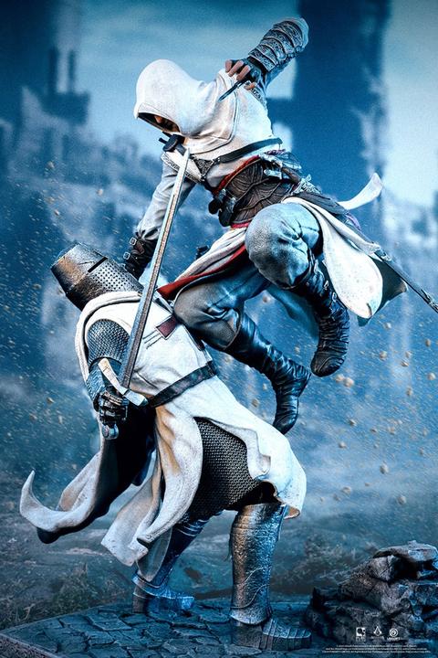 Actual product image Pure Arts Assassin's Creed Statue 1/6 Hunt for the Nine Scale Diorama 44 cm