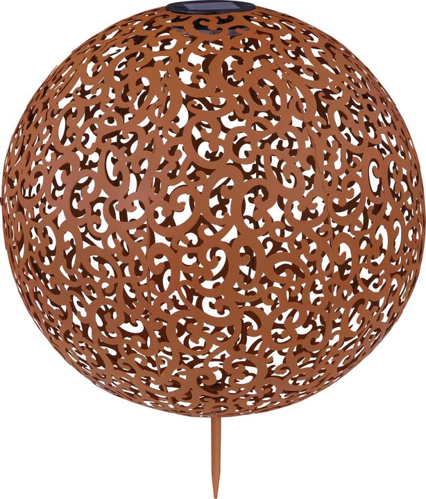 Produktbild Globo Solarleuchte Metall Rostfarben, 1xled (IP44)