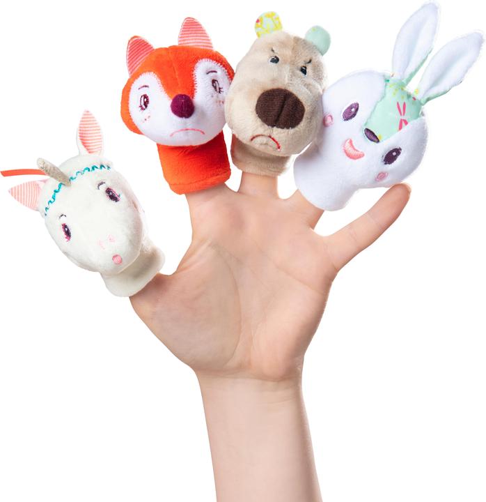 Actual product image Lilliputiens Forest animal finger puppets