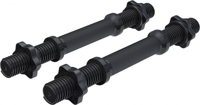 Gorilla Sports Ensemble de barres d'haltères courtes (2 pièces)