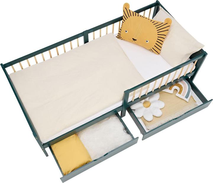 Produktbild Homestyle4u Kinderbett mit Matratze (90 x 200 cm)