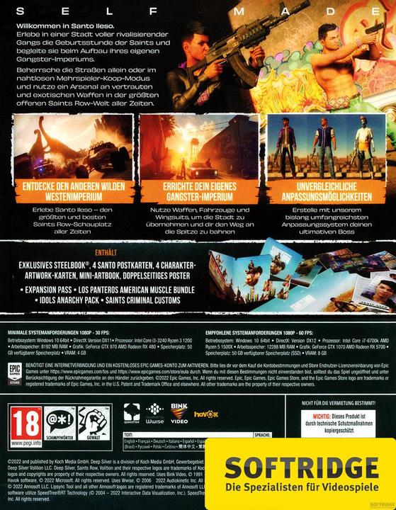 Produktbild Deep Silver Saints Row - Notorious Edition (Windows, DE)