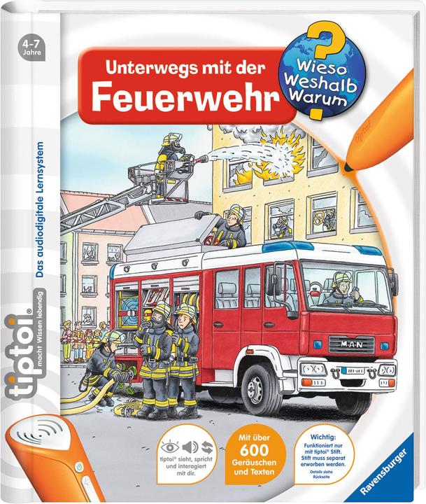 Produktbild tiptoi Unterwegs mit der Feuerwehr (Deutsch)
