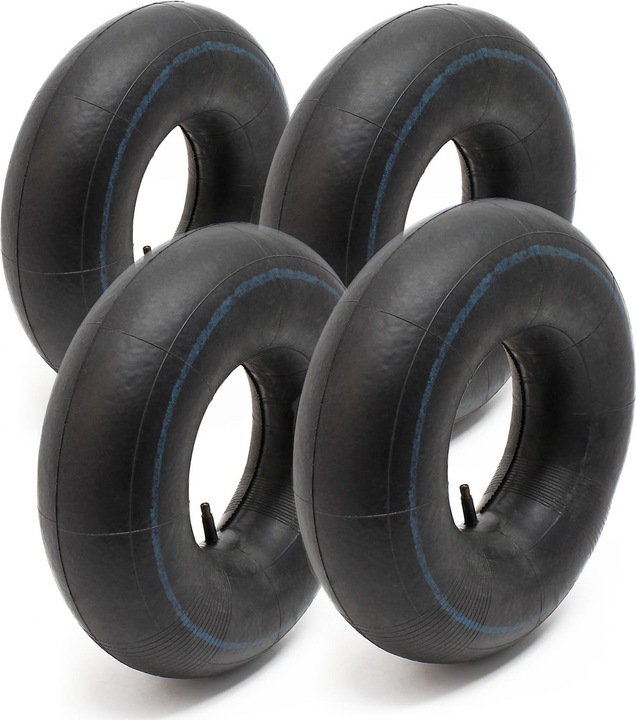 Wiltec 4x Standard inner tube for wheelbarrow size 400x100 4.00-8
