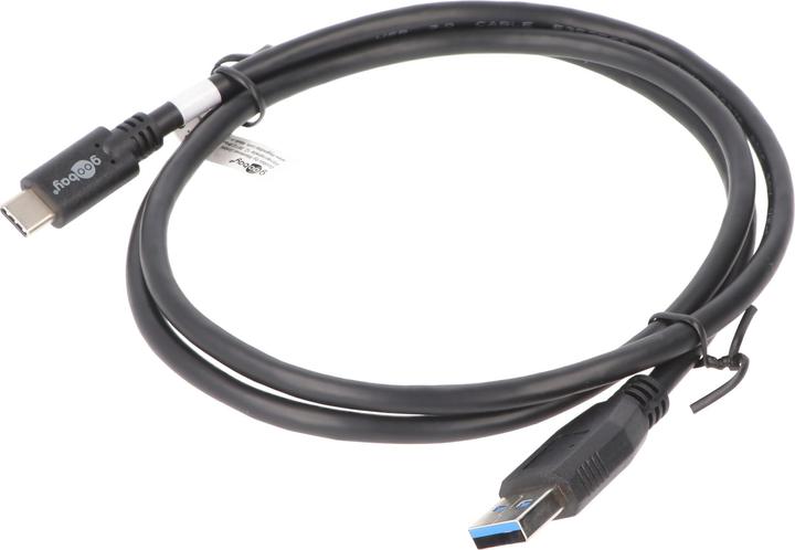 Produktbild AccuCell USB-Datenkabel und Ladekabel mit USB-C Stecker auf USB A 3.0 (1 m)