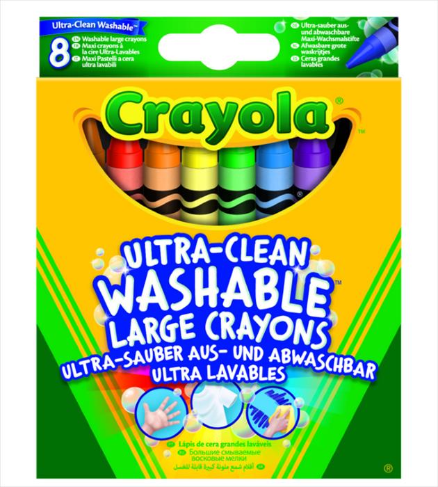 Produktbild Crayola 8 Wachsmalstifte Ultra-Clean (Multi, 8 x)