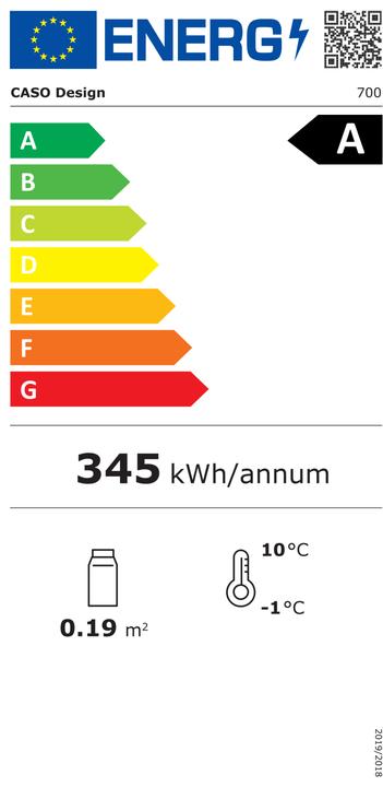Etichetta energetica Caso Barbecue Cooler S-R