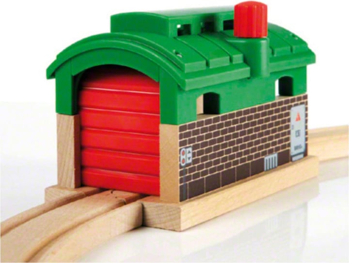Productafbeelding Brio Locomotievenloods met rolluik
