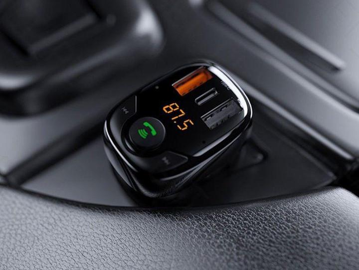 Image du produit Rock – B301FM Bluetooth Auto-Ladegerät mit FM-Transmitter, Schwarz
