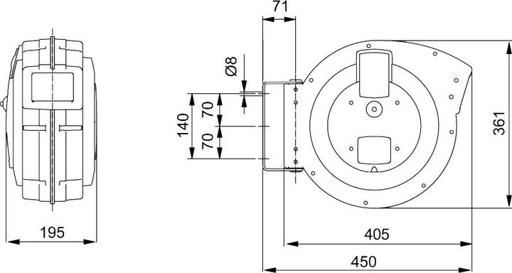 Immagine prodotto Elmag Avvolgitubo automatico ROLL AIR MAJOR 15