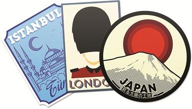 Image du produit Luckies Luggage Labels World