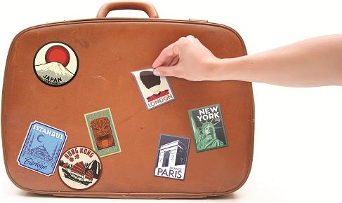Image du produit Luckies Luggage Labels World