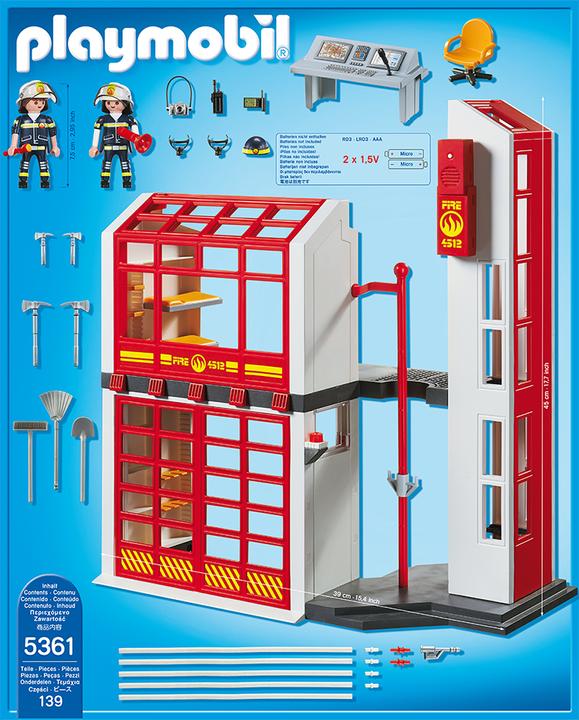 Produktbild Playmobil Feuerwehrstation (5361)
