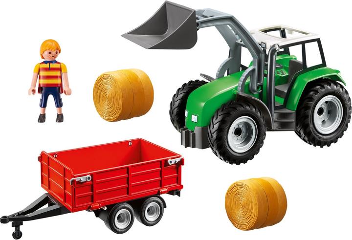 Actual product image Playmobil Large tractor with trailer (6130)