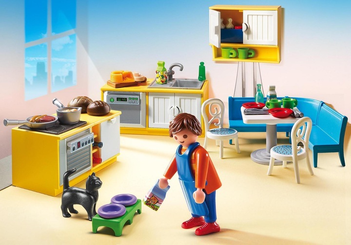 Produktbild Playmobil Einbauküche mit Sitzecke (5336)