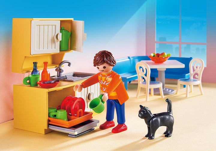 Produktbild Playmobil Einbauküche mit Sitzecke (5336)