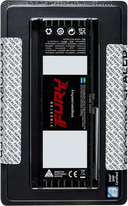 Produktbild Kingston Fury Renegade Pro EXPO 256GB Kit (8 x 32GB), DDR5, 6000MT/s, CL32, Overclockable, ECC, AMD EXPO, RDI (8 x 32GB, 6000 MHz, DDR5-RAM, DIMM)